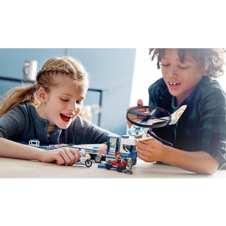 Klocki LEGO City 60244 Laweta helikoptera policyjnego 5+